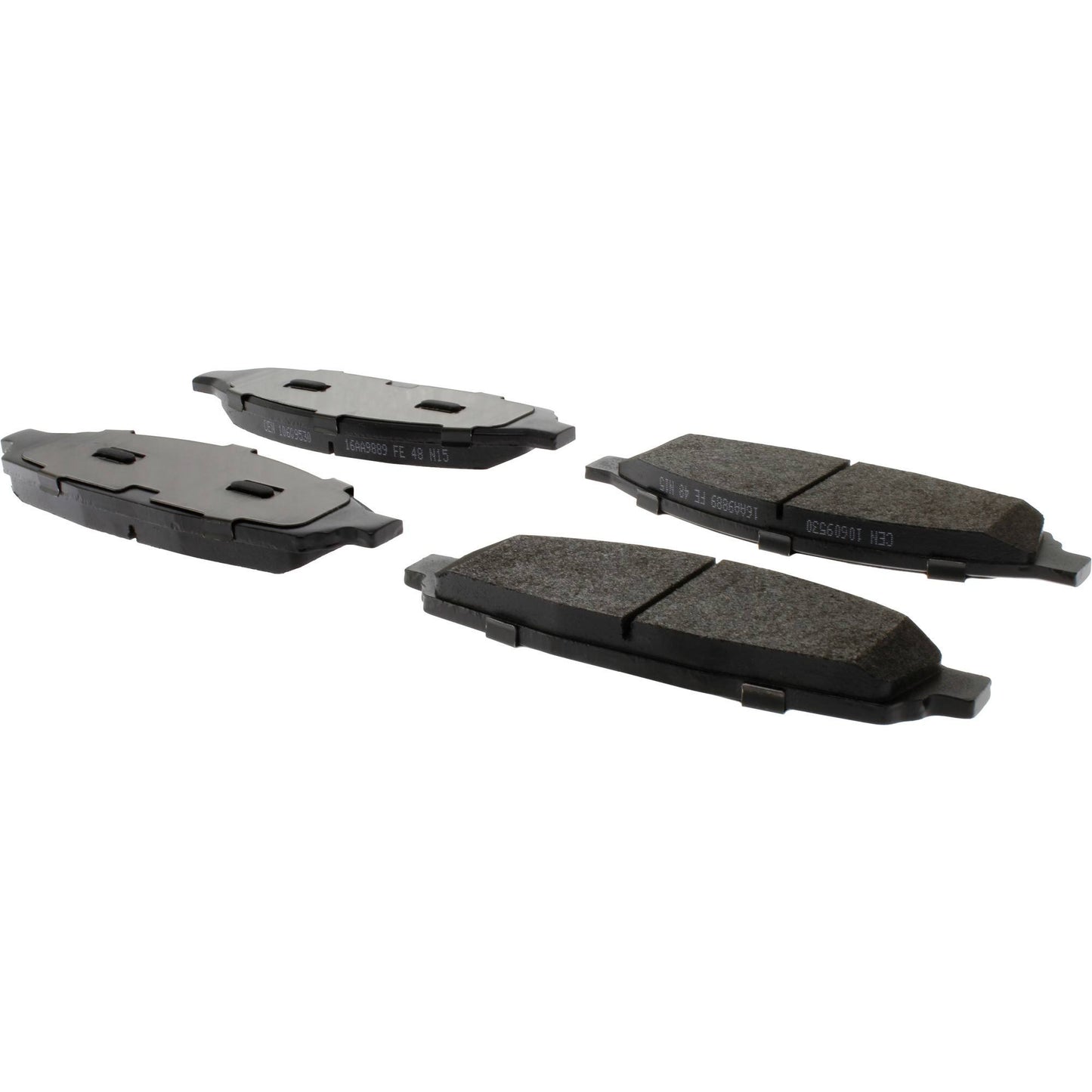 Centric Parts Disc Brake Pad Set with Semi-Metallic friction for heavy duty applications 106.09530