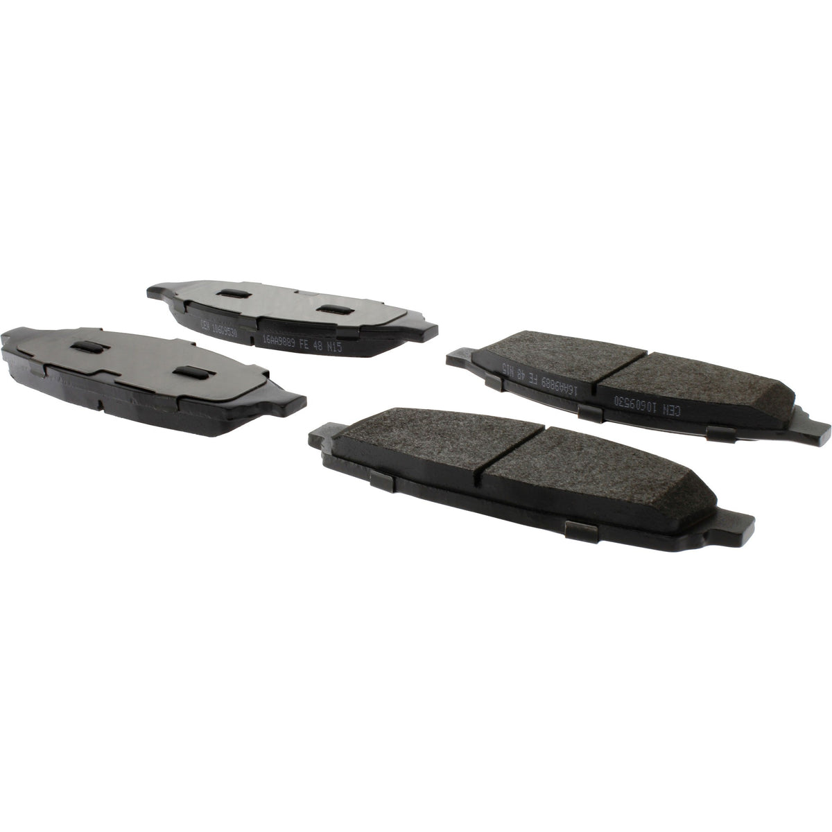 Centric Parts Disc Brake Pad Set with Semi-Metallic friction for heavy duty applications 106.09530