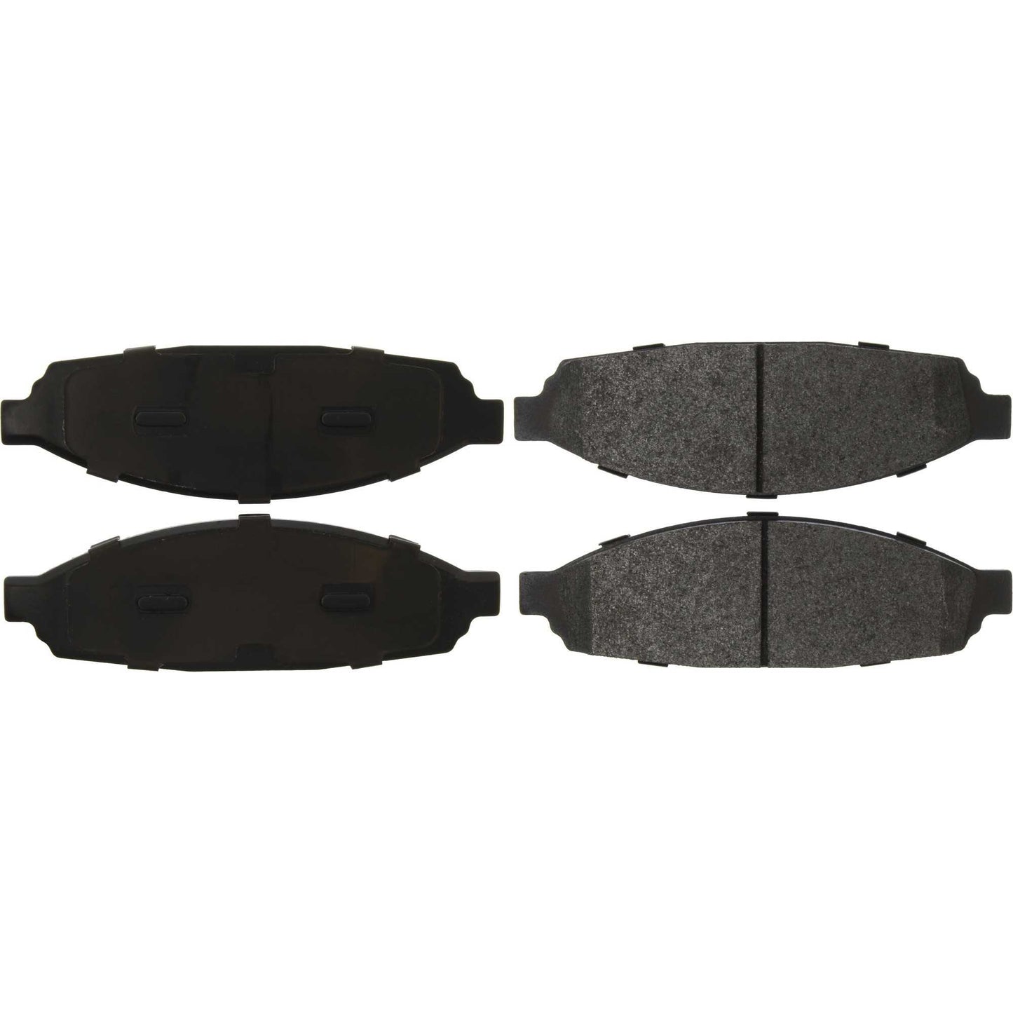 Centric Parts Disc Brake Pad Set with Semi-Metallic friction for heavy duty applications 106.09530