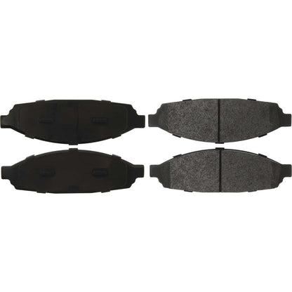Centric Parts Disc Brake Pad Set with Semi-Metallic friction for heavy duty applications 106.09530