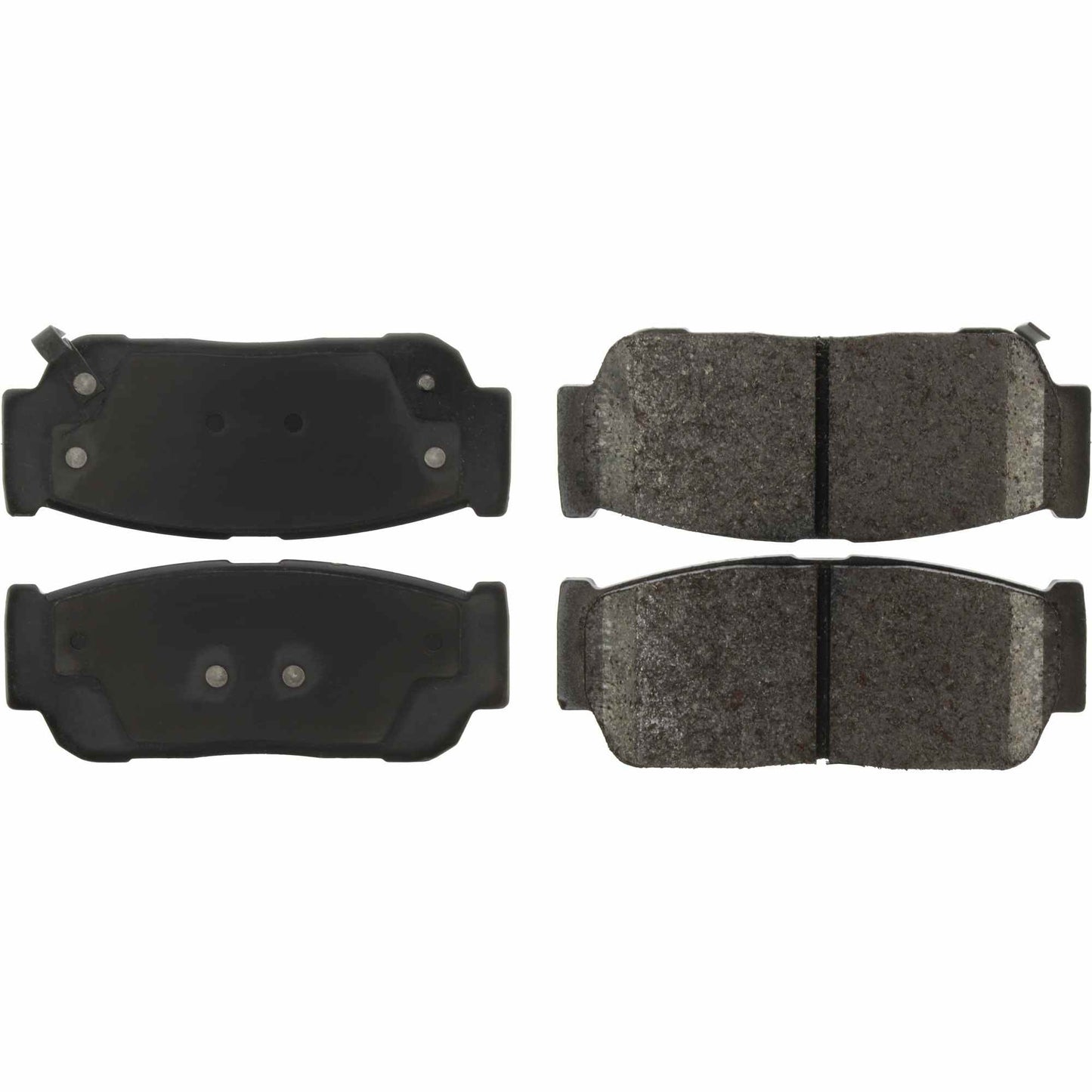 Centric Parts Disc Brake Pad Set Long wearing Semi-Metallic friction formula with 100% shimmed and scorched for easy bed-in 106.09540