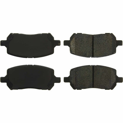 Centric Parts Disc Brake Pad Set Long wearing Semi-Metallic with 100% shimmed for noise elimination 106.09560