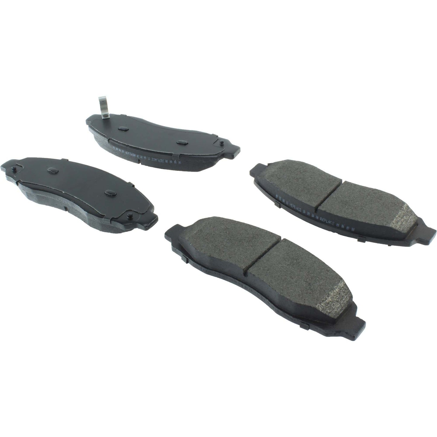 Centric Parts Disc Brake Pad Set Long wearing Semi-Metallic friction formula with 100% shimmed and scorched for easy bed-in 106.09620