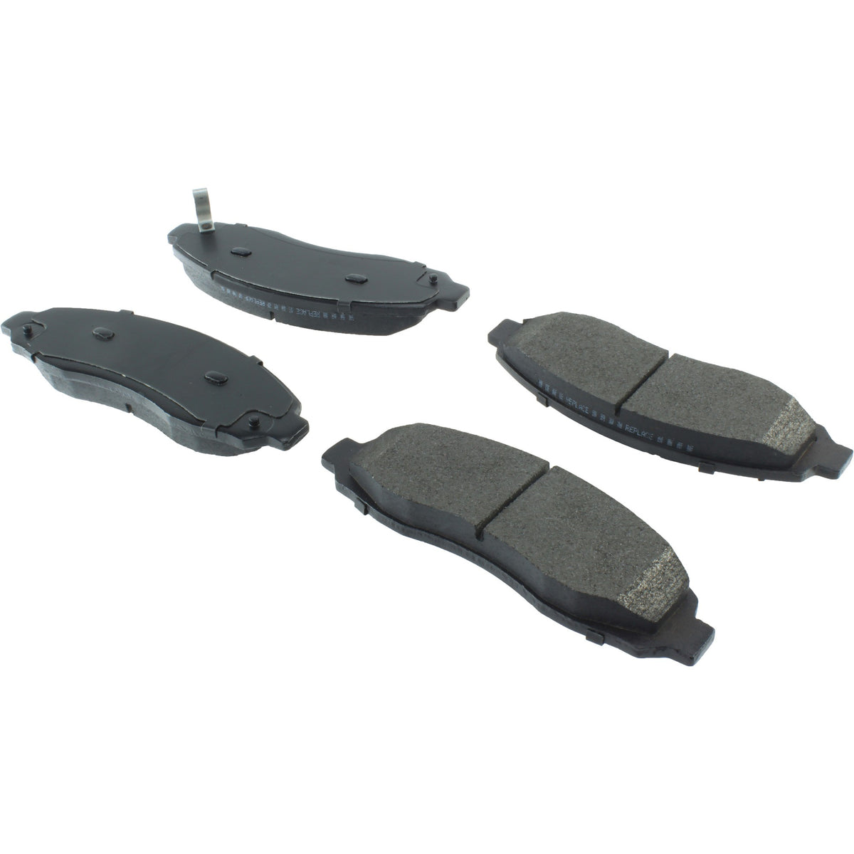 Centric Parts Disc Brake Pad Set Long wearing Semi-Metallic friction formula with 100% shimmed and scorched for easy bed-in 106.09620