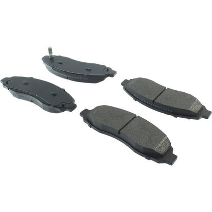 Centric Parts Disc Brake Pad Set Long wearing Semi-Metallic friction formula with 100% shimmed and scorched for easy bed-in 106.09620