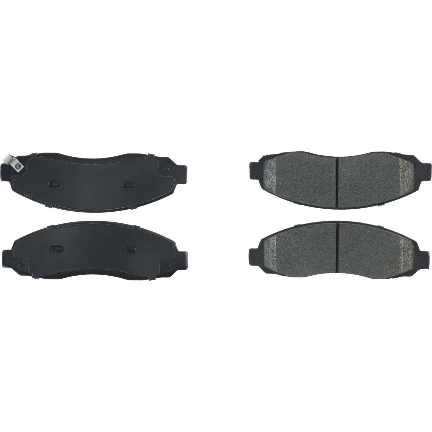 Centric Parts Disc Brake Pad Set Long wearing Semi-Metallic friction formula with 100% shimmed and scorched for easy bed-in 106.09620
