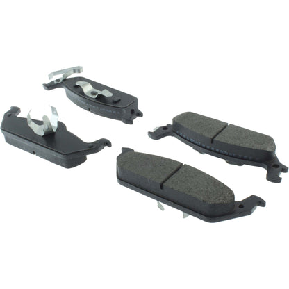 Centric Parts Disc Brake Pad Set Long wearing Semi-Metallic friction formula with Posi Quiet technology for 106.09630