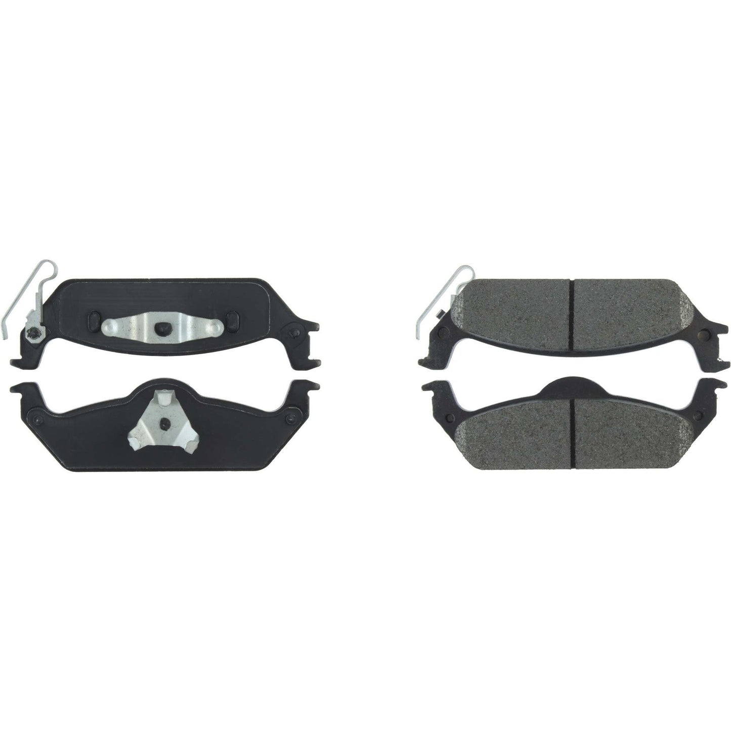 Centric Parts Disc Brake Pad Set Long wearing Semi-Metallic friction formula with Posi Quiet technology for 106.09630
