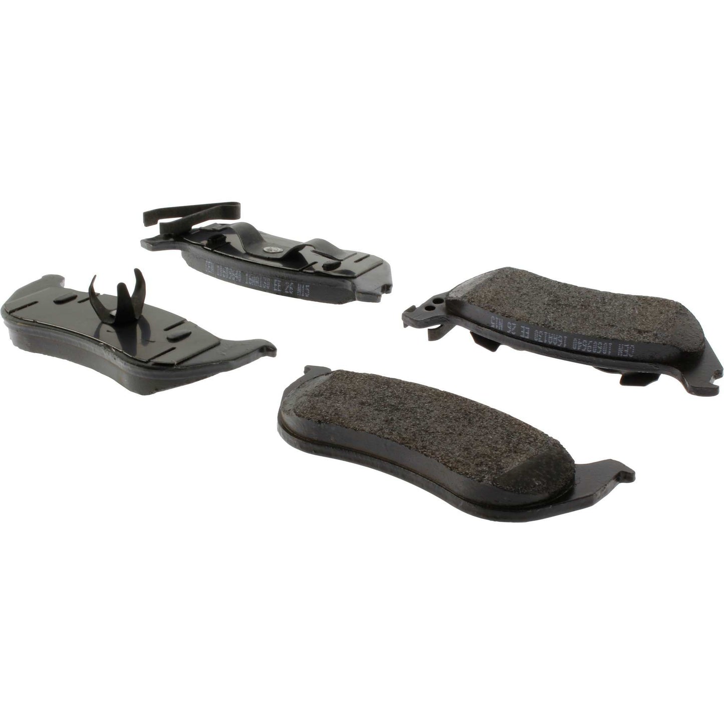 Centric Parts Disc Brake Pad Set with Posi Quiet Long-Wearing Semi-Metallic for 106.09640
