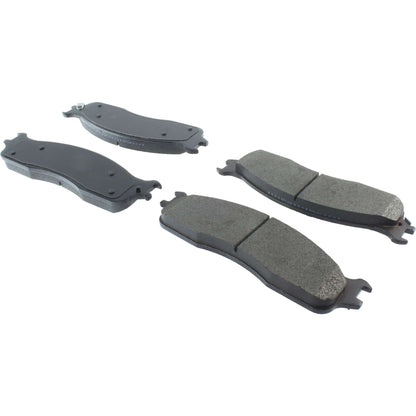 Centric Parts Disc Brake Pad Set Long wearing Semi-Metallic with 100% shimmed for noise elimination and scorched bed-in 106.09650