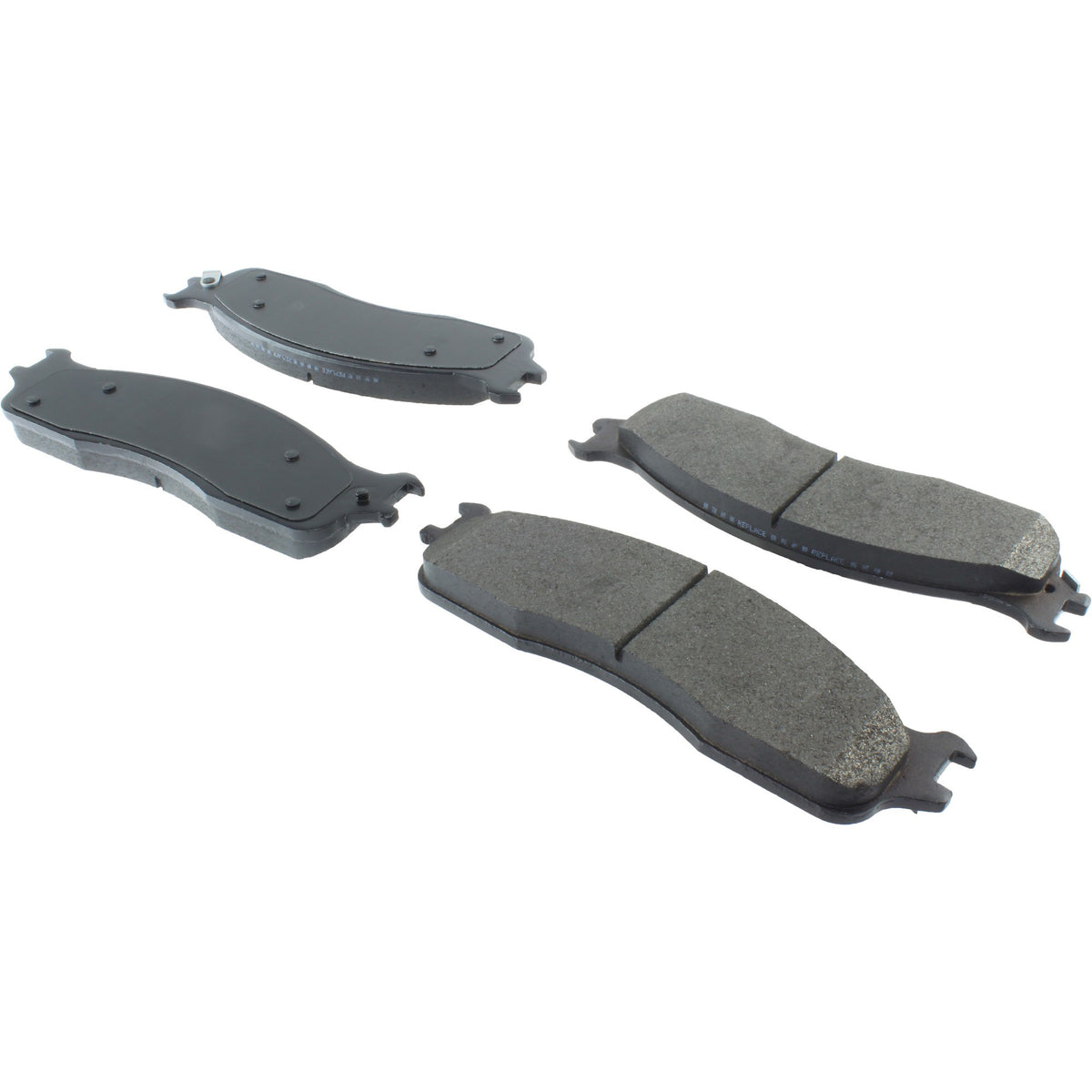 Centric Parts Disc Brake Pad Set Long wearing Semi-Metallic with 100% shimmed for noise elimination and scorched bed-in 106.09650
