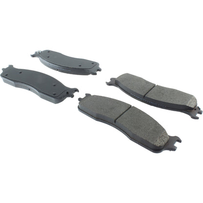 Centric Parts Disc Brake Pad Set Long wearing Semi-Metallic with 100% shimmed for noise elimination and scorched bed-in 106.09650
