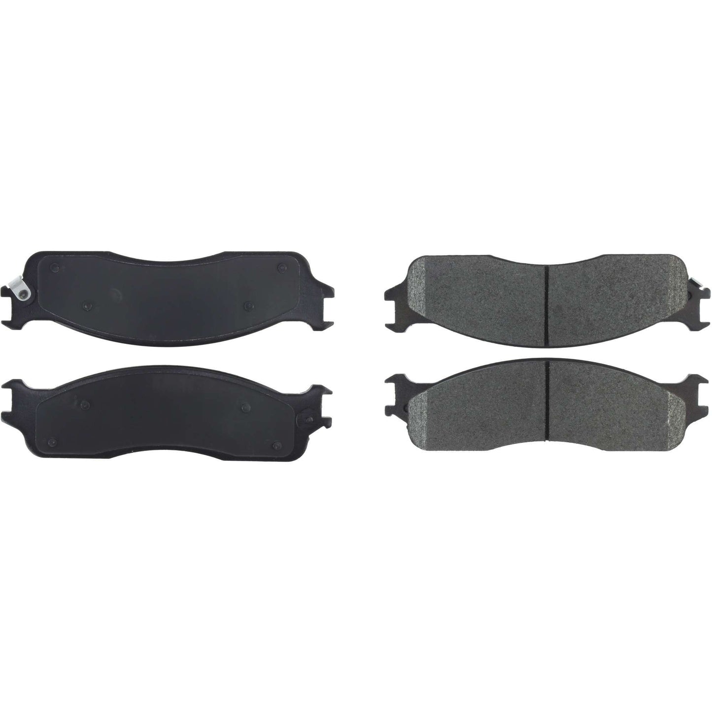Centric Parts Disc Brake Pad Set Long wearing Semi-Metallic with 100% shimmed for noise elimination and scorched bed-in 106.09650