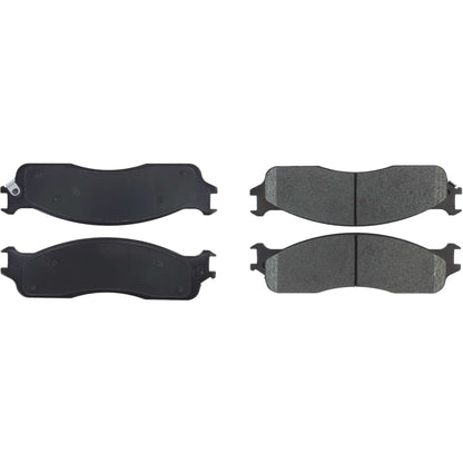 Centric Parts Disc Brake Pad Set Long wearing Semi-Metallic with 100% shimmed for noise elimination and scorched bed-in 106.09650