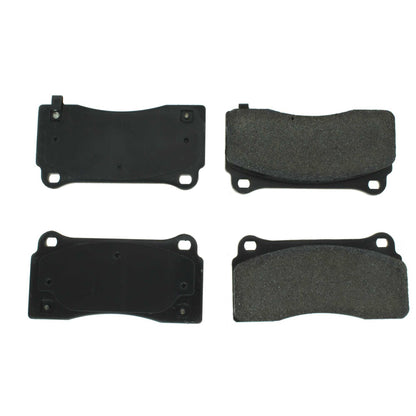 Centric Parts Disc Brake Pad Set Long Wearing Semi-Metallic Friction Formula with Noise and Vibration Elimination 106.09680