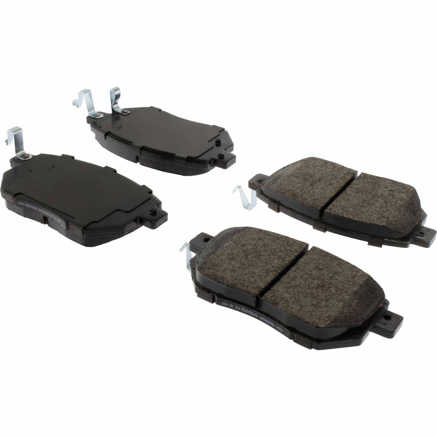 Centric Parts Disc Brake Pad Set with Semi-Metallic Friction for 100% Scorched, 100% Shimmed Heavy Duty Applications 106.09690