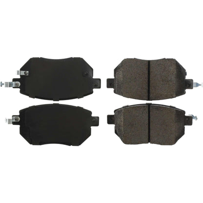 Centric Parts Disc Brake Pad Set with Semi-Metallic Friction for 100% Scorched, 100% Shimmed Heavy Duty Applications 106.09690