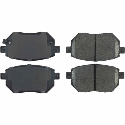 Centric Parts Disc Brake Pad Set with Semi-Metallic Friction