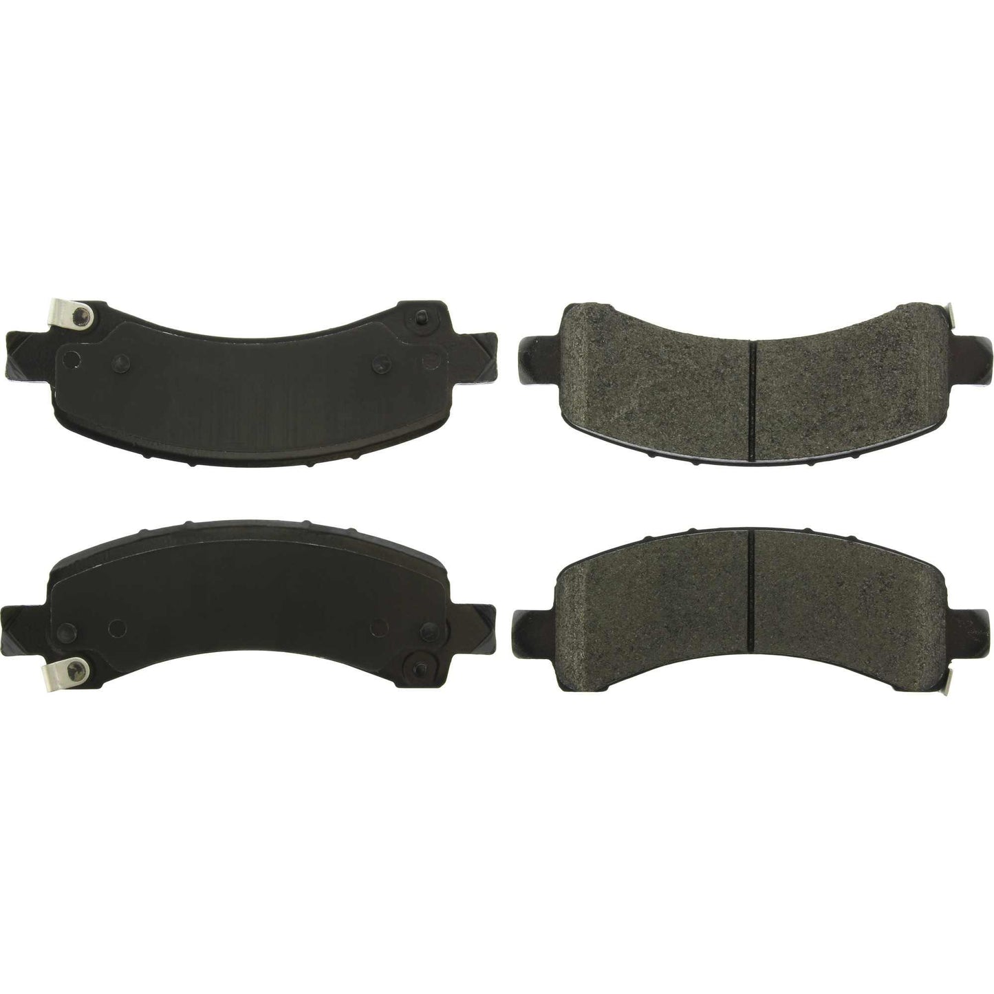 Centric Parts Disc Brake Pad Set Long Wearing Semi-Metallic with Noise and Vibration Elimination for 106.09740