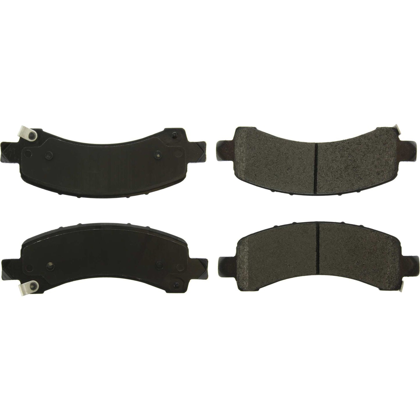 Centric Parts Disc Brake Pad Set with Semi-Metallic Friction for 100% Scorched, 100% Shimmed Heavy Duty Applications 106.09741