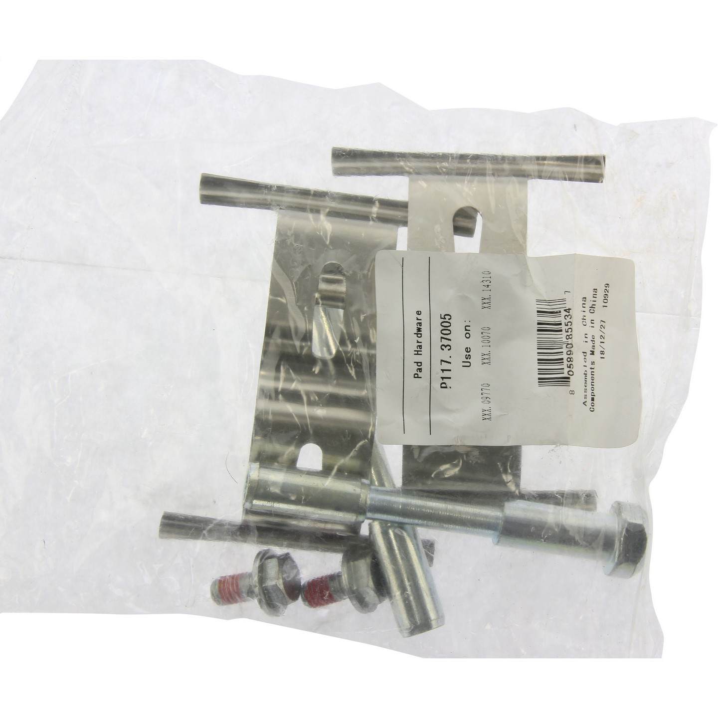 Centric Parts Disc Brake Pad Set with Semi-Metallic Friction for Heavy Duty Applications 106.09770