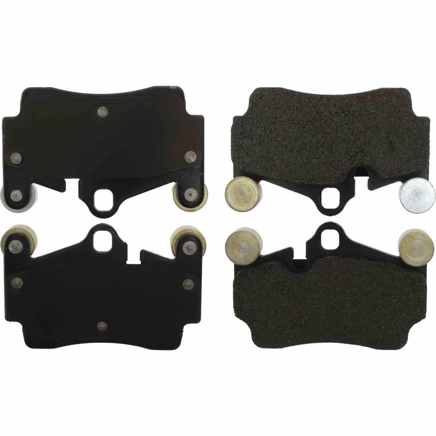 Centric Parts Disc Brake Pad Set with Semi-Metallic friction for heavy duty applications