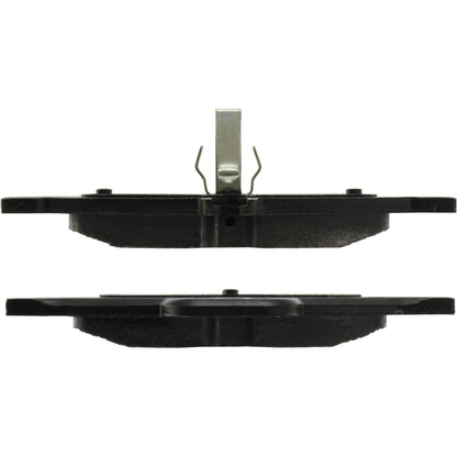 Centric Parts Disc Brake Pad Set Posi Quiet Long Wearing Semi-Metallic with Scorched and Shimmed for Heavy Duty Applications 106.09860
