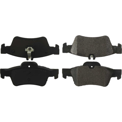 Centric Parts Disc Brake Pad Set Posi Quiet Long Wearing Semi-Metallic with Scorched and Shimmed for Heavy Duty Applications 106.09860