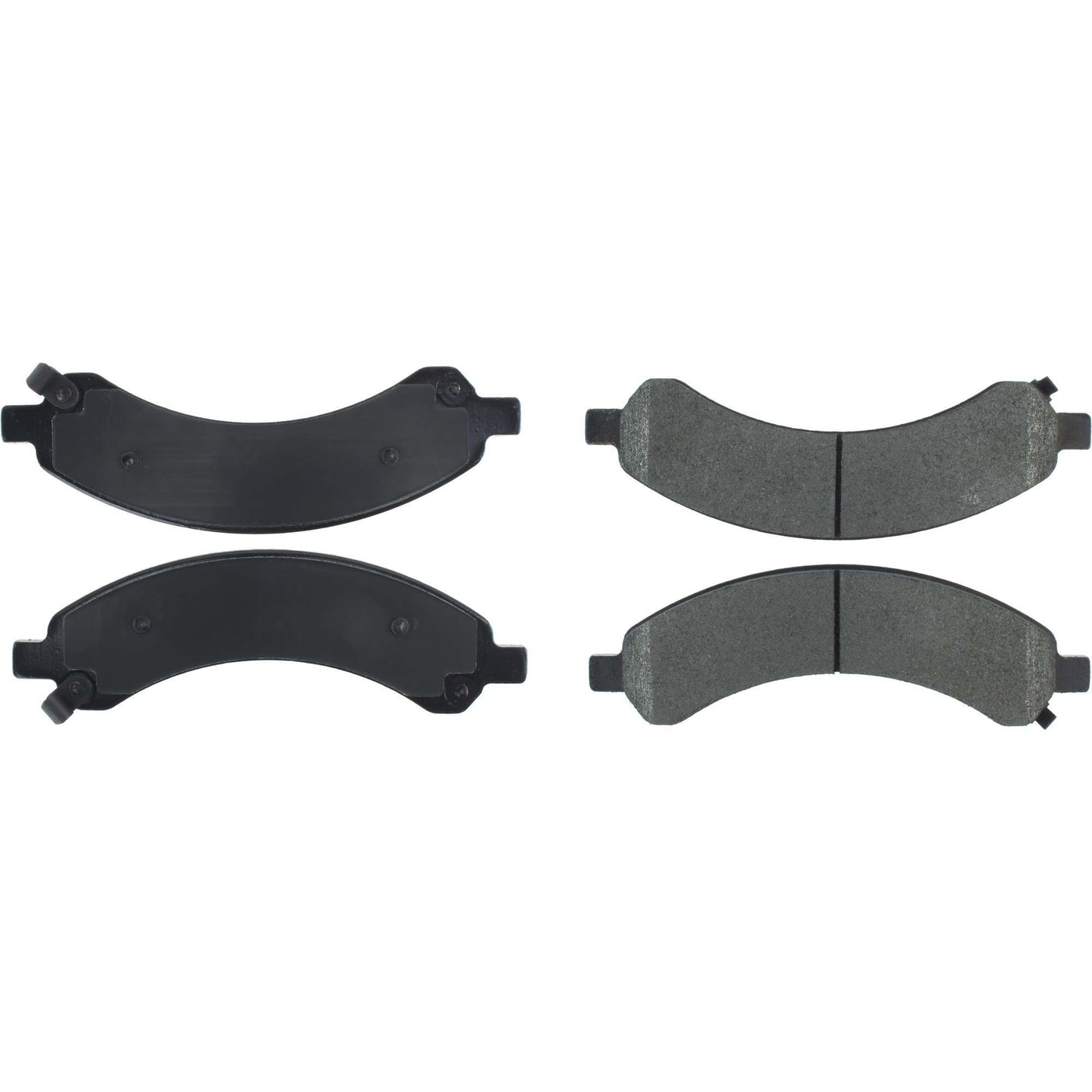 Centric Parts Disc Brake Pad Set Long wearing Semi-Metallic with 100% shimmed for noise elimination and scorched bed-in 106.09890