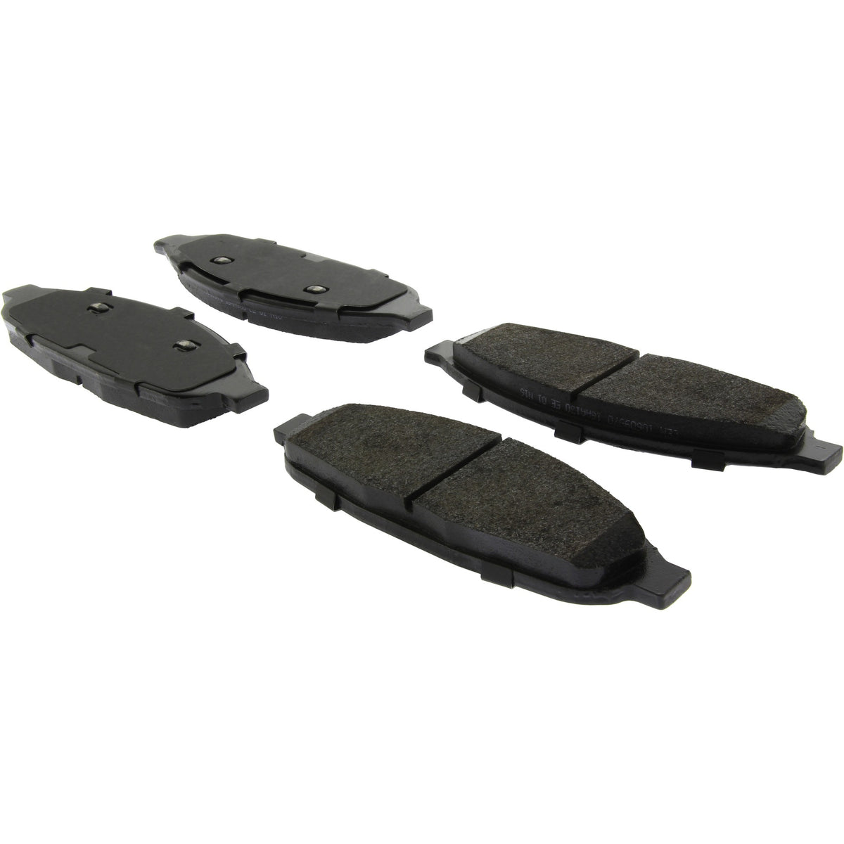 Centric Parts Disc Brake Pad Set Long Wearing Semi-Metallic with Noise Elimination for Heavy Duty Applications 106.09970