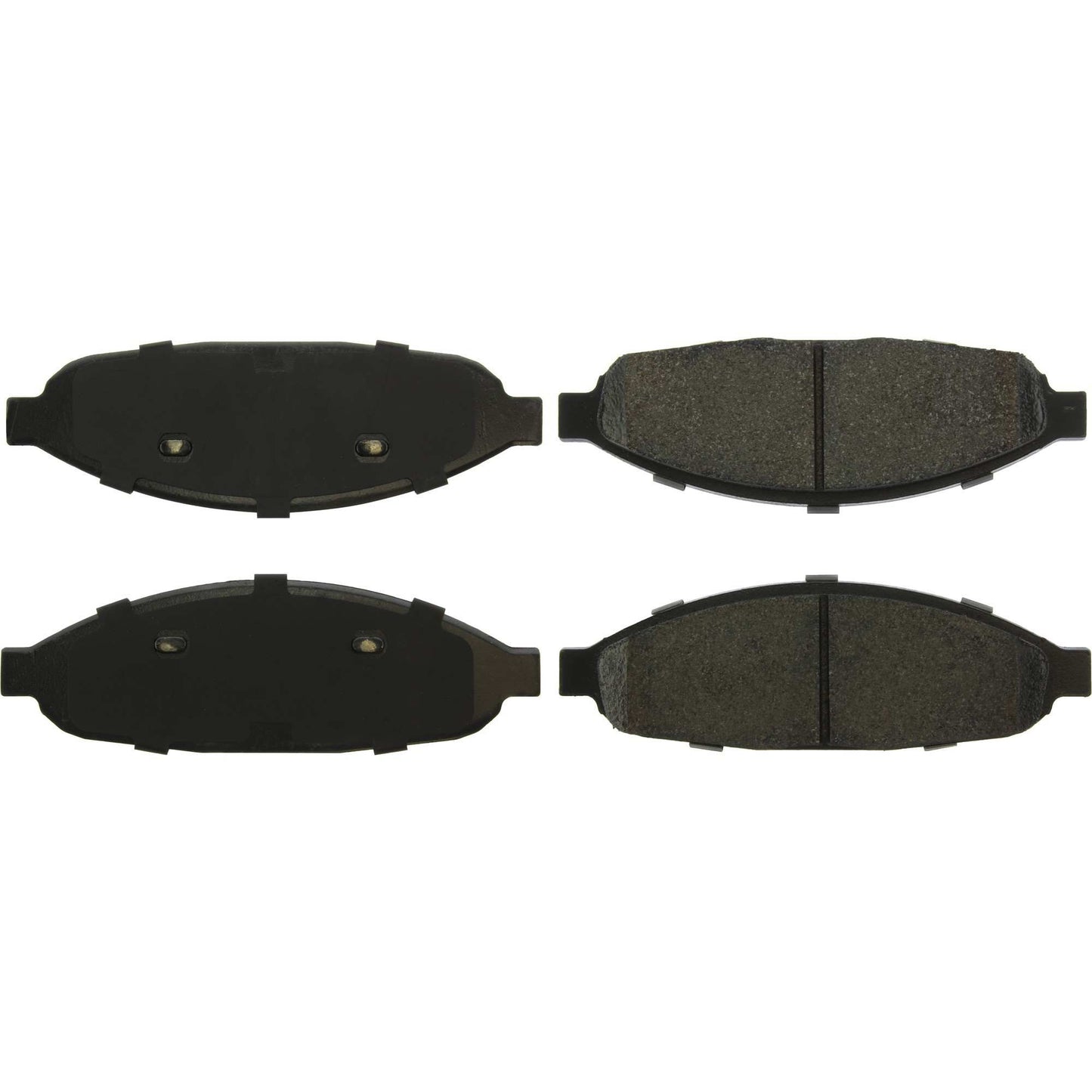 Centric Parts Disc Brake Pad Set Long Wearing Semi-Metallic with Noise Elimination for Heavy Duty Applications 106.09970