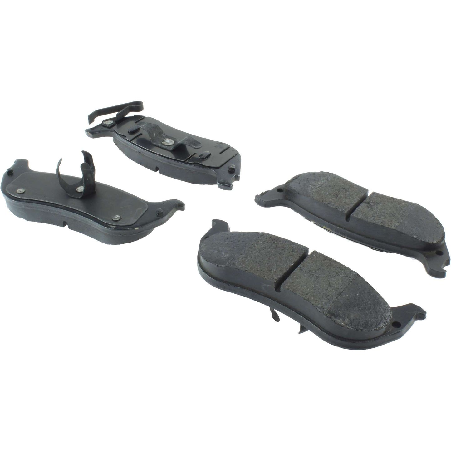 Centric Parts Disc Brake Pad Set with Semi-Metallic Friction for Heavy Duty Applications 106.09980