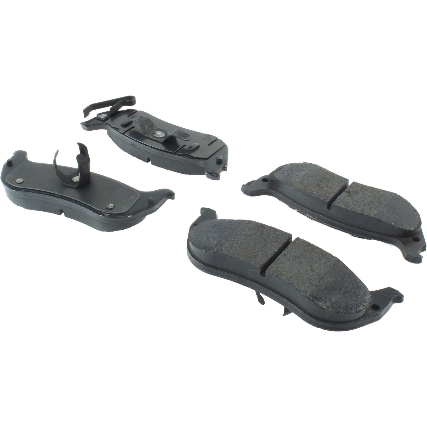 Centric Parts Disc Brake Pad Set with Semi-Metallic Friction for Heavy Duty Applications 106.09980