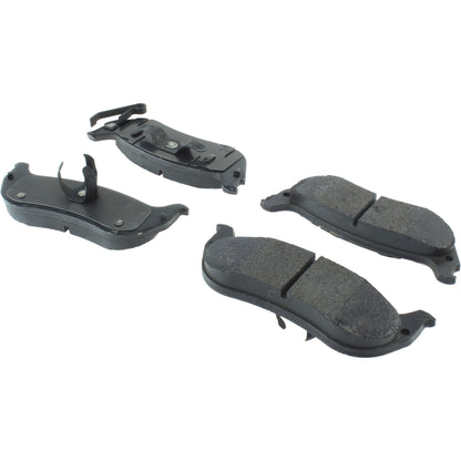 Centric Parts Disc Brake Pad Set with Semi-Metallic Friction for Heavy Duty Applications 106.09980