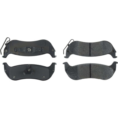 Centric Parts Disc Brake Pad Set with Semi-Metallic Friction for Heavy Duty Applications 106.09980