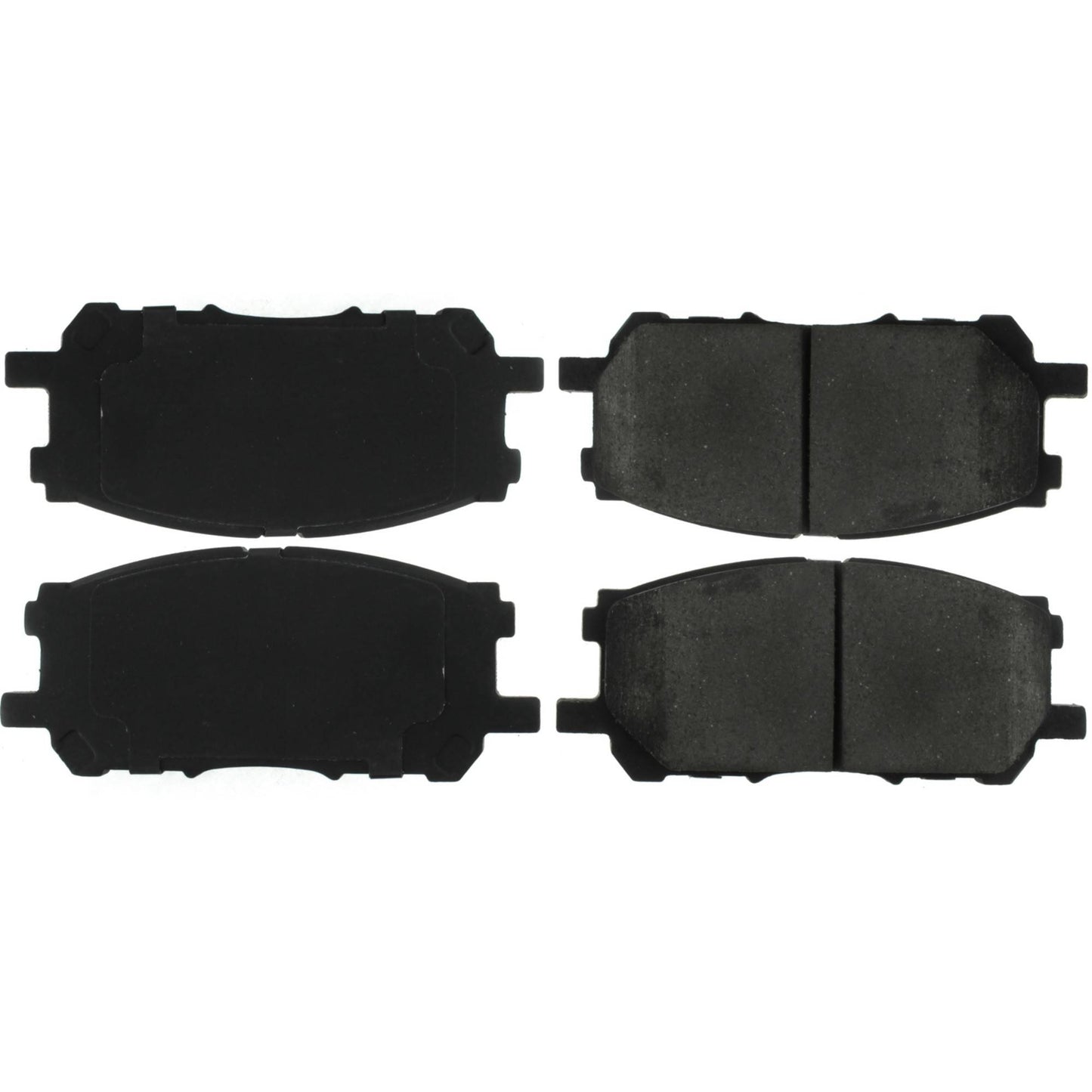 Centric Parts Disc Brake Pad Set Long Wearing Semi-Metallic with 100% Shimmed for Noise Elimination and Scorched Bed-In