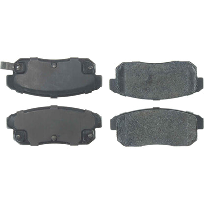Centric Parts Disc Brake Pad Set Long wearing Semi-Metallic friction formula with noise elimination 106.10080