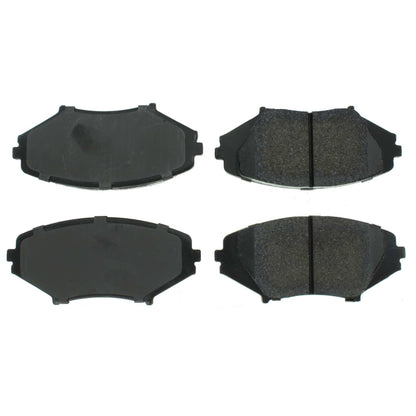 Centric Parts Disc Brake Pad Set Long Wearing Semi-Metallic with 100% Shimmed and Scorched for Noise & Vibration Reduction
