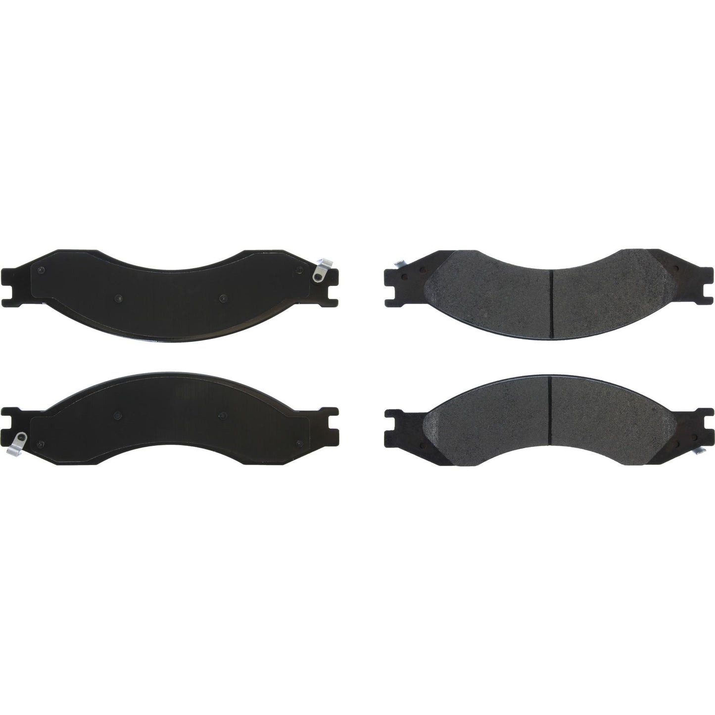 Centric Parts Disc Brake Pad Set Posi Quiet Extended Wear with Shims and Hardware for 2003-2009 Chevrolet C4500 Kodiak, GMC C4500 Topkick 106.10100