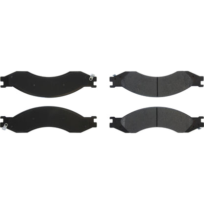 Centric Parts Disc Brake Pad Set Posi Quiet Extended Wear with Shims and Hardware for 2003-2009 Chevrolet C4500 Kodiak, GMC C4500 Topkick 106.10100