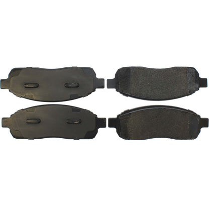 Centric Parts Disc Brake Pad Set with Semi-Metallic Friction for 106.10110