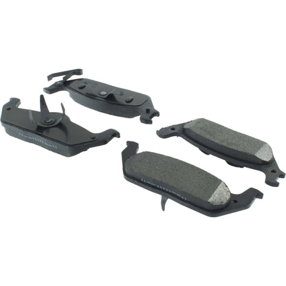Centric Parts Disc Brake Pad Set Long wearing Semi-Metallic with 100% shimmed for noise elimination 106.10120
