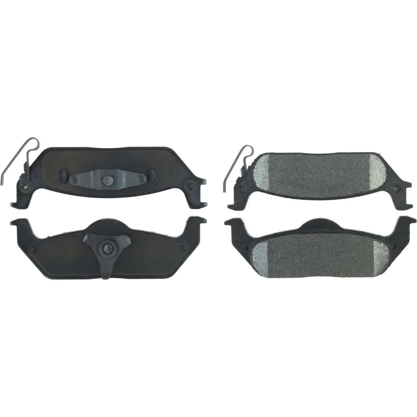 Centric Parts Disc Brake Pad Set Long wearing Semi-Metallic with 100% shimmed for noise elimination 106.10120