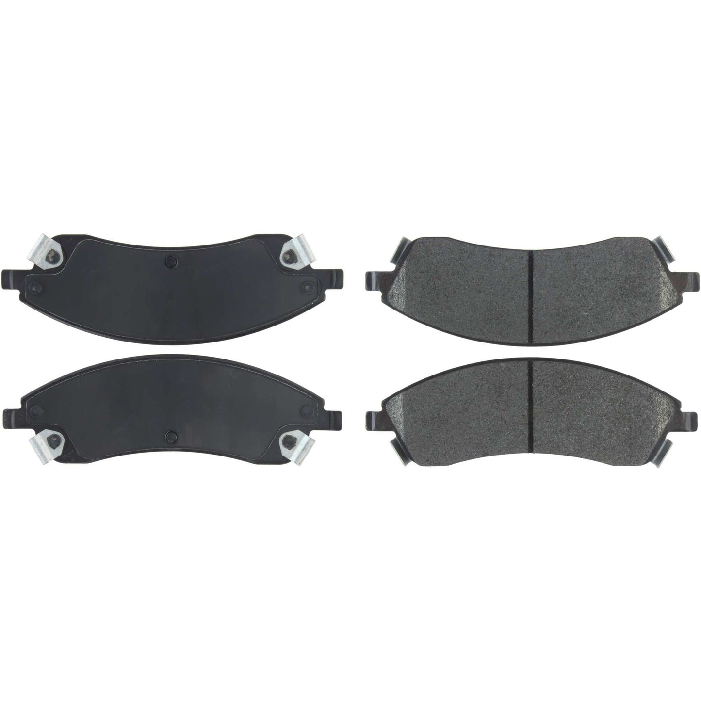 Centric Parts Disc Brake Pad Set Long wearing Semi-Metallic friction formula with 100% shimmed and scorched for easy bed-in 106.10190