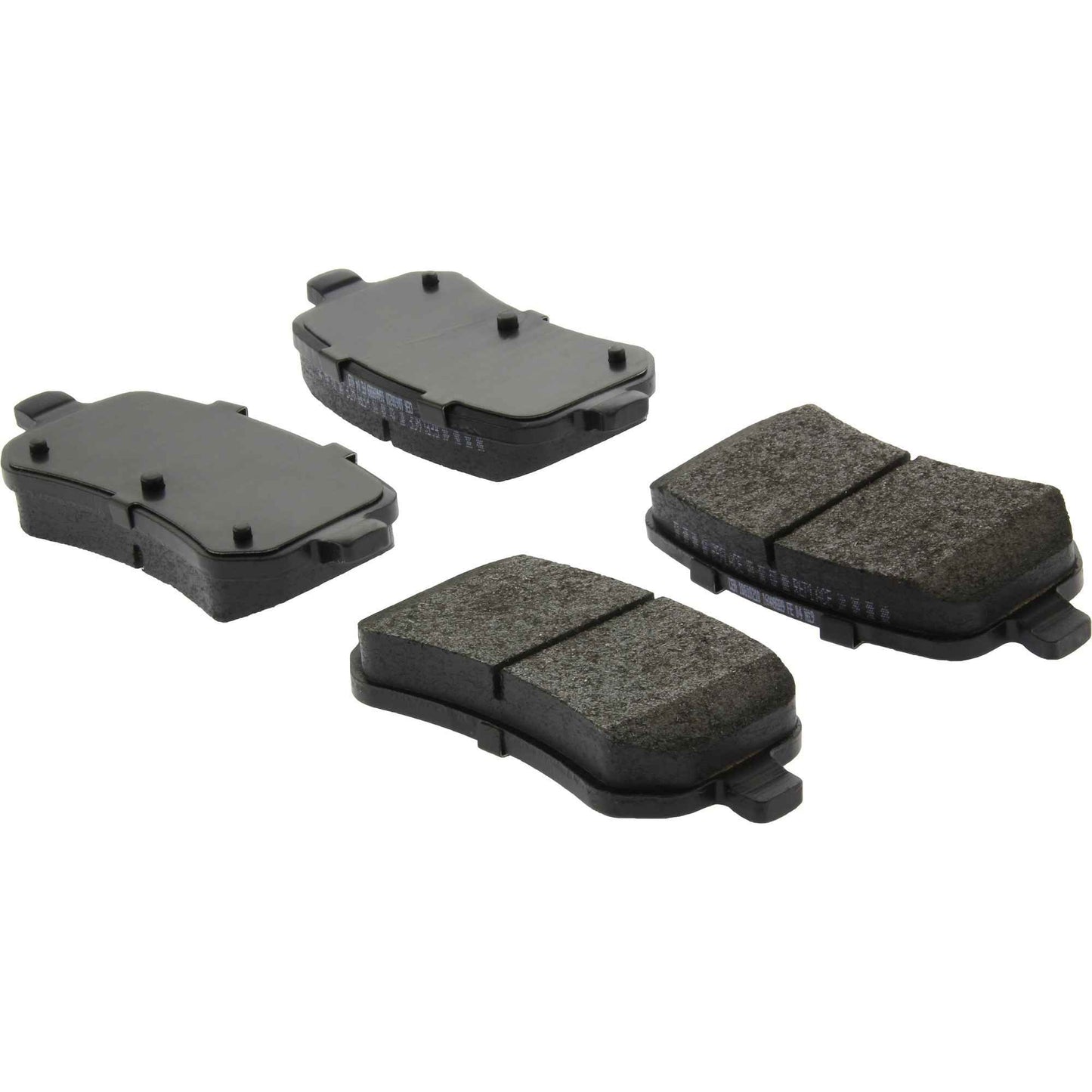 Centric Parts Disc Brake Pad Set Long wearing Semi-Metallic friction formula with 100% shimmed and scorched for easy bed-in 106.10210