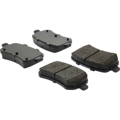 Centric Parts Disc Brake Pad Set Long wearing Semi-Metallic friction formula with 100% shimmed and scorched for easy bed-in 106.10210