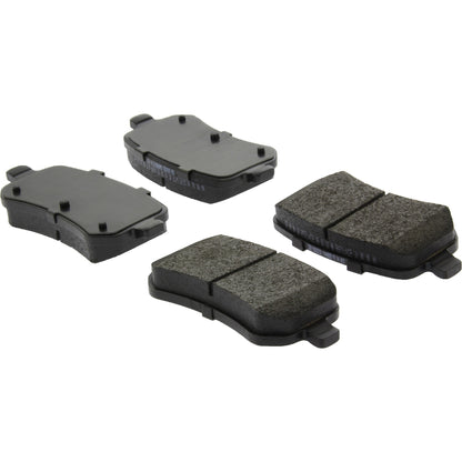 Centric Parts Disc Brake Pad Set Long wearing Semi-Metallic friction formula with 100% shimmed and scorched for easy bed-in 106.10210