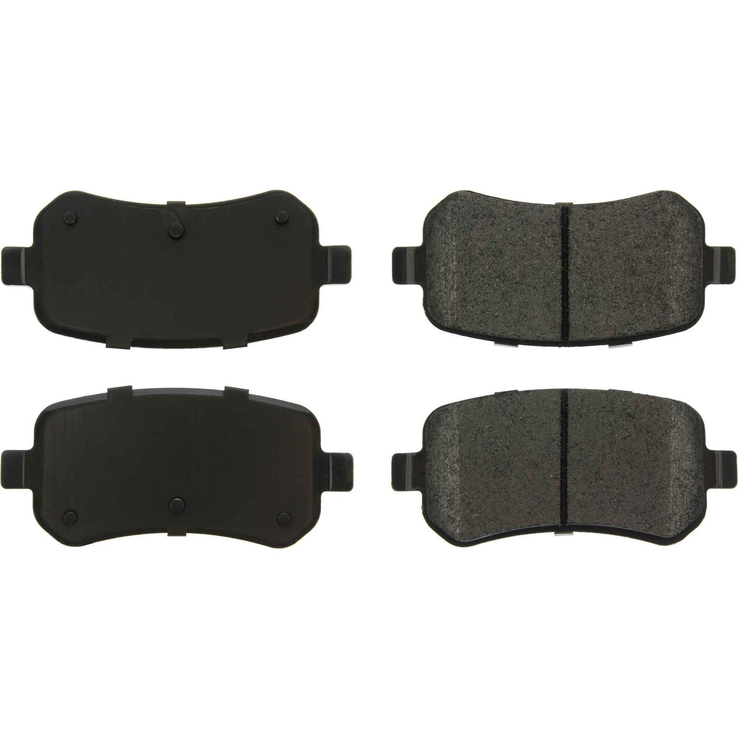 Centric Parts Disc Brake Pad Set Long wearing Semi-Metallic friction formula with 100% shimmed and scorched for easy bed-in 106.10210