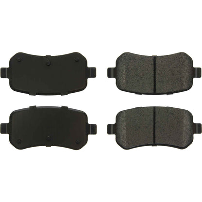 Centric Parts Disc Brake Pad Set Long wearing Semi-Metallic friction formula with 100% shimmed and scorched for easy bed-in 106.10210