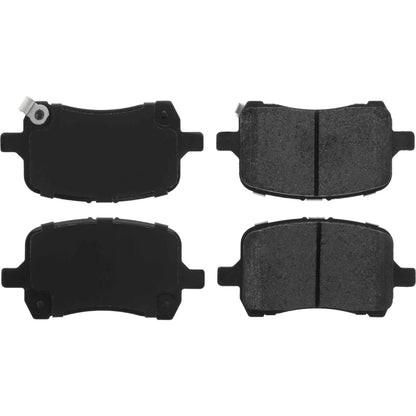 Centric Parts Disc Brake Pad Set Long wearing Semi-Metallic friction formula with 100% shimmed and scorched for easy bed-in 106.10280